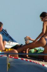 GIGI HADID and EMILY RATAJKOWSKI at a Boat in Mykonos 07/01/2018