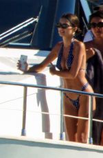 GIGI HADID and EMILY RATAJKOWSKI at a Boat in Mykonos 07/01/2018