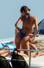 GIGI HADID and EMILY RATAJKOWSKI at a Boat in Mykonos 07/01/2018