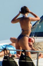 GIGI HADID and EMILY RATAJKOWSKI at a Boat in Mykonos 07/01/2018