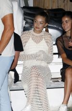 GIGI HADID at Bobonier Club on Mykonos Island 06/29/2018