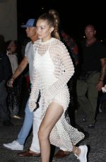 GIGI HADID at Bobonier Club on Mykonos Island 06/29/2018