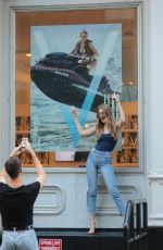GIGI HADID at V Magazine Offices in New York 07/10/2018