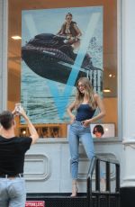 GIGI HADID at V Magazine Offices in New York 07/10/2018