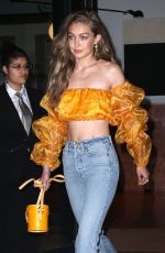 GIGI HADID Night Out in New York 07/19/2018