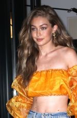 GIGI HADID Night Out in New York 07/19/2018