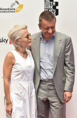 GILLIAN ANDERSON and Peter Morgan at Southbank Sky Arts Awards 2018 in London 07/01/2018