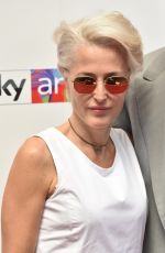GILLIAN ANDERSON and Peter Morgan at Southbank Sky Arts Awards 2018 in London 07/01/2018