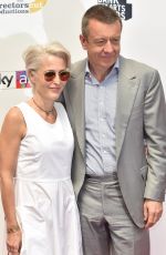GILLIAN ANDERSON and Peter Morgan at Southbank Sky Arts Awards 2018 in London 07/01/2018