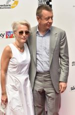 GILLIAN ANDERSON and Peter Morgan at Southbank Sky Arts Awards 2018 in London 07/01/2018