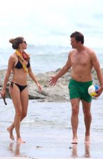GISELE BUNDCHEN and Tom Brady at a Beach in Costa Rica 07/17/2018