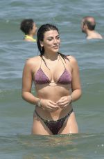 GIULIA SALEMI in Bikini at a Beach 07/15/2018