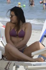 GIULIA SALEMI in Bikini at a Beach 07/15/2018
