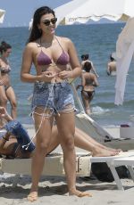GIULIA SALEMI in Bikini at a Beach 07/15/2018