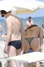 GIULIA SALEMI in Bikini at a Beach 07/15/2018