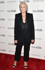GLENN CLOSE at The Wife Screening in New York 07/26/2018