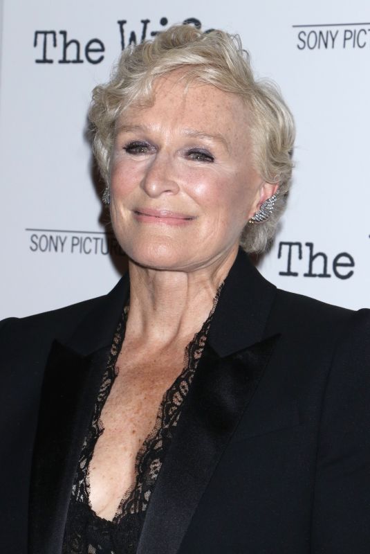 GLENN CLOSE at The Wife Screening in New York 07/26/2018