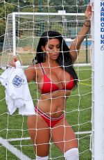 GRACE J TEAL in Bikini Shows Her Support for England in Southend 07/06/2018