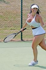 GRACE J TEAL on Tennis Inspired Photoshoot in Southend 07/08/2018