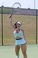 GRACE J TEAL on Tennis Inspired Photoshoot in Southend 07/08/2018