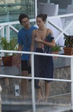 GRACE VAN PATTEN and Nat Wolff at Hotel Regina Isabella in Ischia 07/22/2018