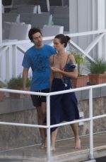 GRACE VAN PATTEN and Nat Wolff at Hotel Regina Isabella in Ischia 07/22/2018