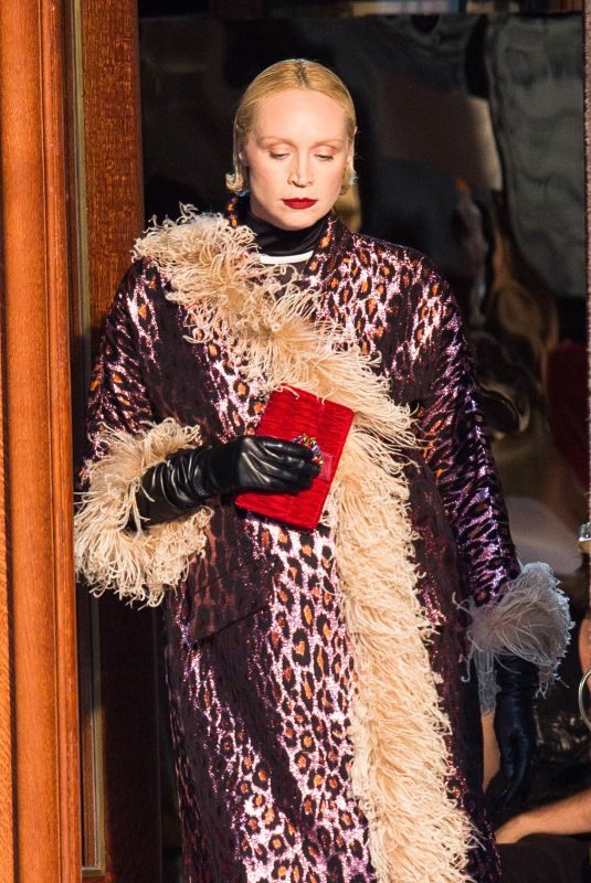 GWENDOLINE CHRISTIE at Miu Miu 2019 Cruise Collection Show in Paris 06/30/2018