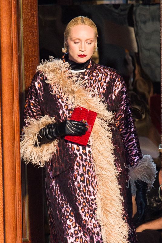 GWENDOLINE CHRISTIE at Miu Miu 2019 Cruise Collection Show in Paris 06/30/2018