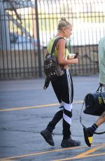HAILEY BALDWIN and Justin Bieber Boarding a Helicopter in New York 07/11/2018