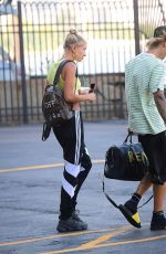 HAILEY BALDWIN and Justin Bieber Boarding a Helicopter in New York 07/11/2018