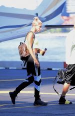 HAILEY BALDWIN and Justin Bieber Boarding a Helicopter in New York 07/11/2018