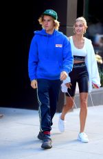 HAILEY BALDWIN and Justin Bieber Out in Brooklyn 07/12/2018