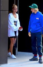 HAILEY BALDWIN and Justin Bieber Out in Brooklyn 07/12/2018
