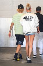 HAILEY BALDWIN and Justin Bieber Out in New York 07/10/2018