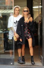 HAILEY BALDWIN and Justin Bieber Out in New York 07/27/2018