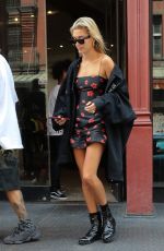 HAILEY BALDWIN and Justin Bieber Out in New York 07/27/2018