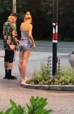 HAILEY BALDWIN and Justin Bieber Out in Sag Harbour 07/01/2018