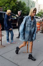 HAILEY BALDWIN and Justin Bieber Shopping at Whole Foods in New York 07/28/2018