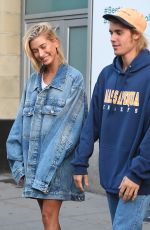HAILEY BALDWIN and Justin Bieber Shopping at Whole Foods in New York 07/28/2018