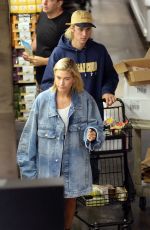 HAILEY BALDWIN and Justin Bieber Shopping at Whole Foods in New York 07/28/2018