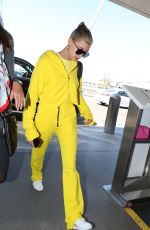 HAILEY BALDWIN at LAX Airport in Los Angeles 07/23/2018