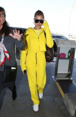 HAILEY BALDWIN at LAX Airport in Los Angeles 07/23/2018