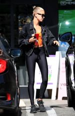 HAILEY BALDWIN Leaves Soul Cycle in Los Angeles 07/21/2018