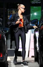 HAILEY BALDWIN Leaves Soul Cycle in Los Angeles 07/21/2018