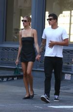 HAILEY CLAUSON and Jullien Herrera Out Shopping in New York 07/07/2018