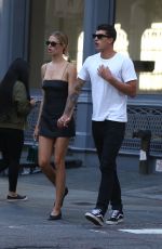 HAILEY CLAUSON and Jullien Herrera Out Shopping in New York 07/07/2018