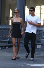 HAILEY CLAUSON and Jullien Herrera Out Shopping in New York 07/07/2018