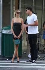 HAILEY CLAUSON and Jullien Herrera Out Shopping in New York 07/07/2018