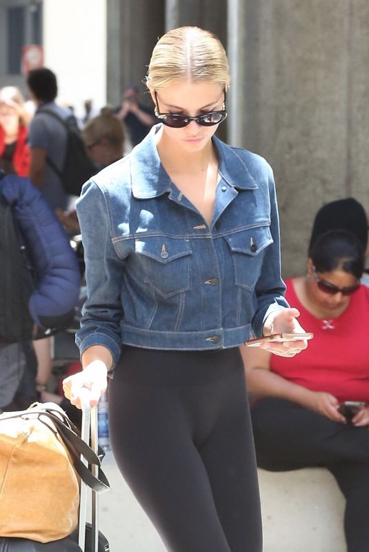 HAILEY CLAUSON at Los Angeles International Airport 07/21/2018