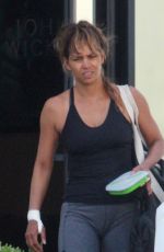 HALLE BERRY Leaves a Gym in Los Angeles 07/20/2018